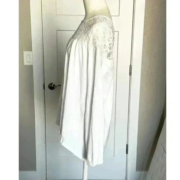 Sundance Women’s Small Mystic Moonrise Boho Peasant Pleated Top - Picture 5 of 7